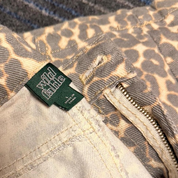 wild fable Leopard-Print Pants in Brown and Tan - Picture 4 of 4